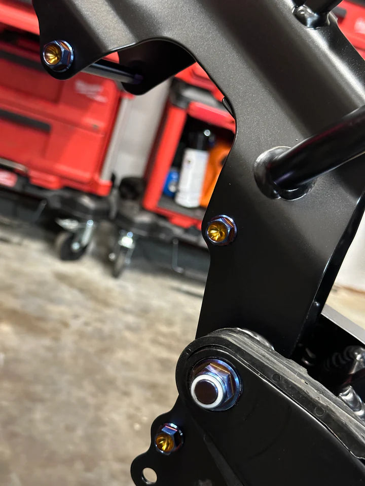 DHM CRF110 Titanium Engine Mount Hardware (BURNT)