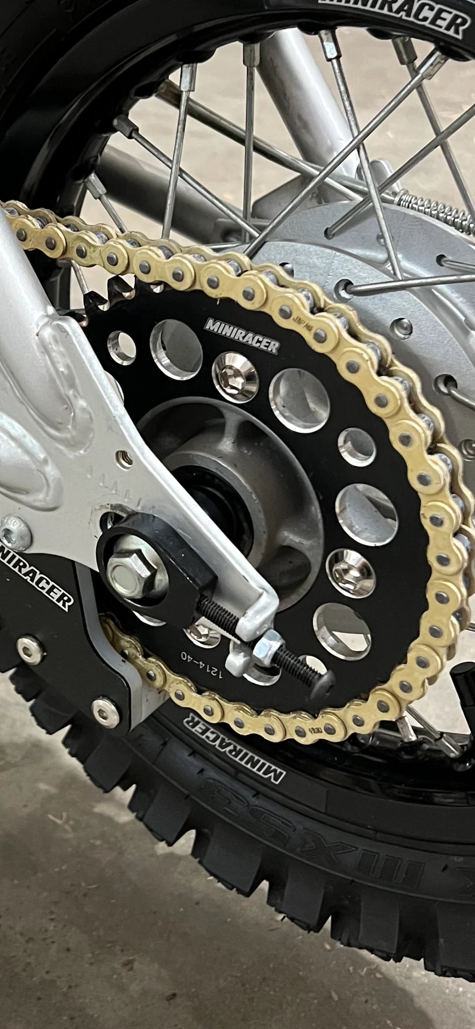 MiniRacer Elite Series Rear Sprocket - CRF110 - Black 40t