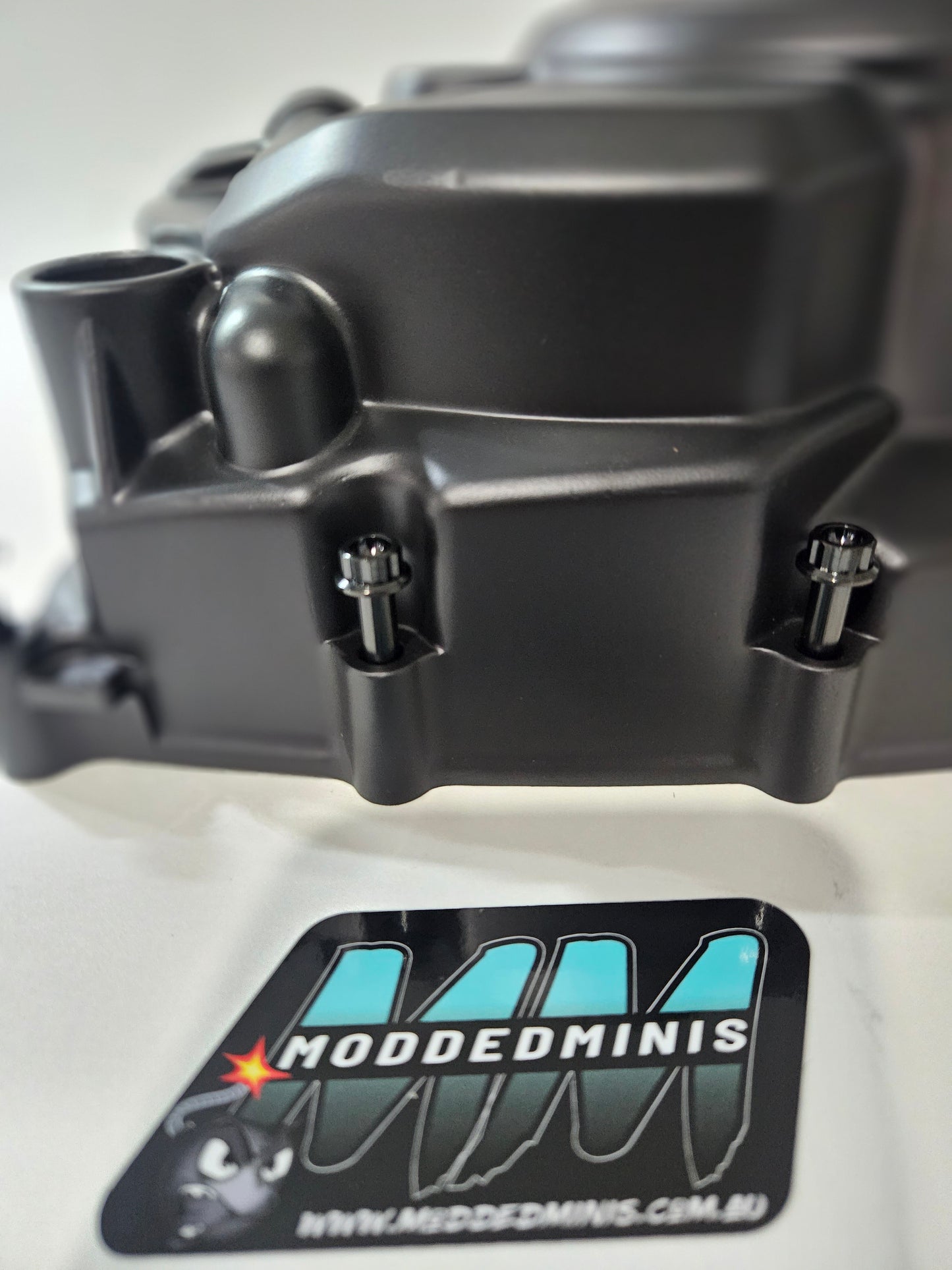 Titanium side cover bolt kit stealth black CRF 110