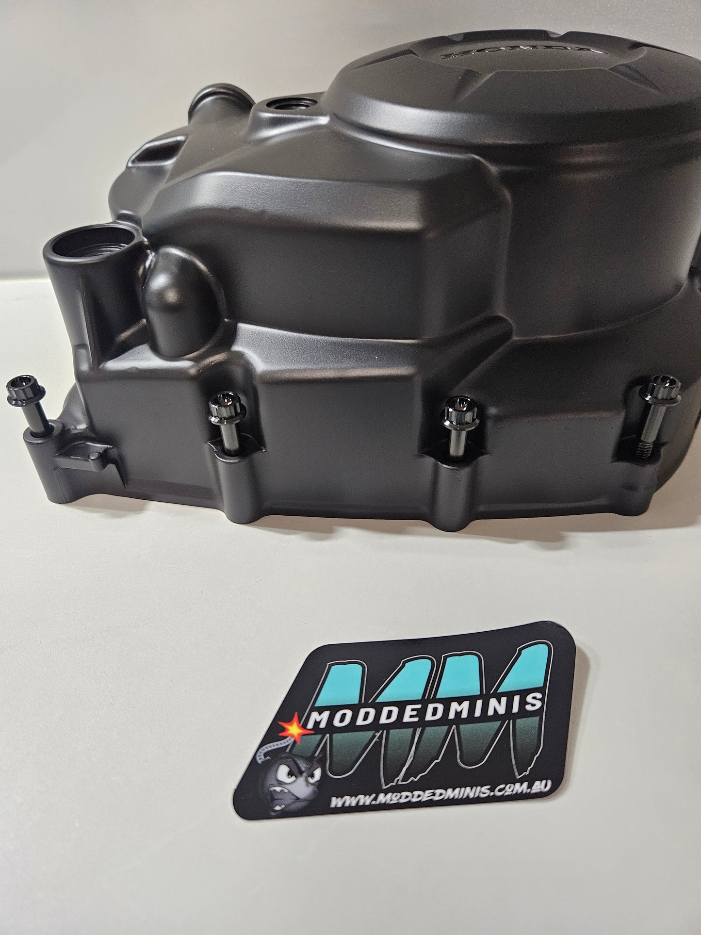 Titanium side cover bolt kit stealth black CRF 110