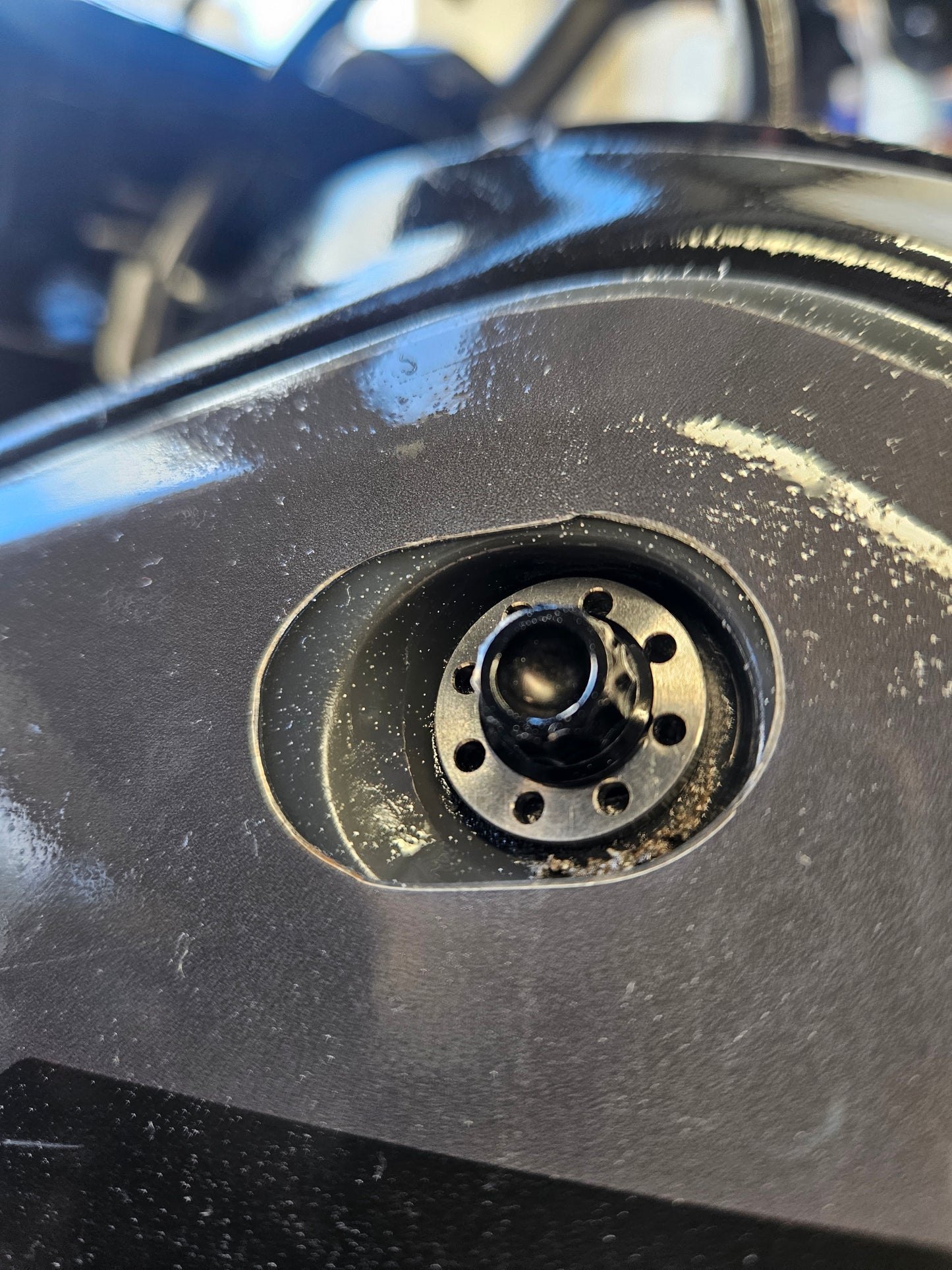 Titanium stealth black. plastics bolt kit CRF 110