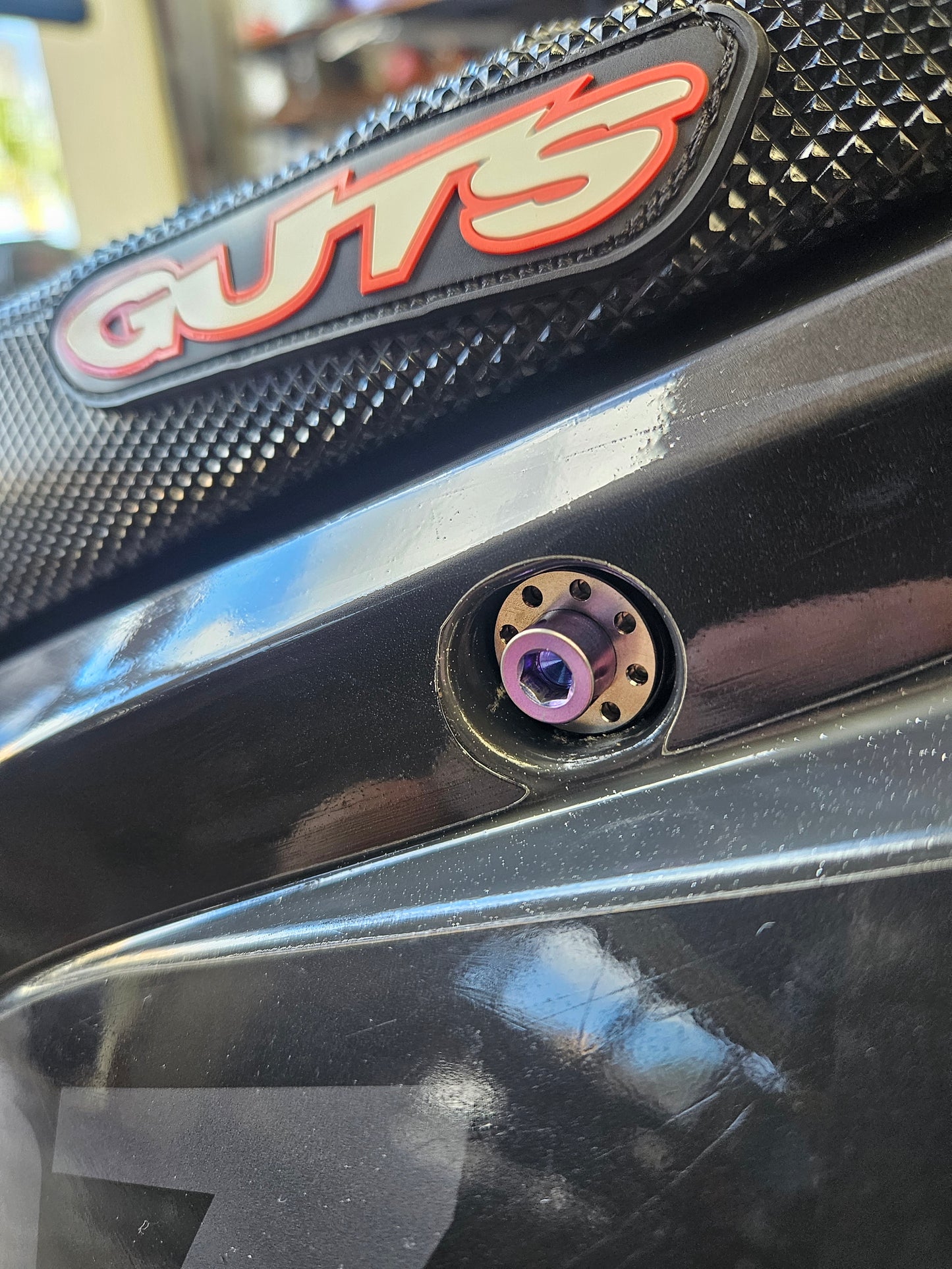 Titanium stealth black. plastics bolt kit CRF 110