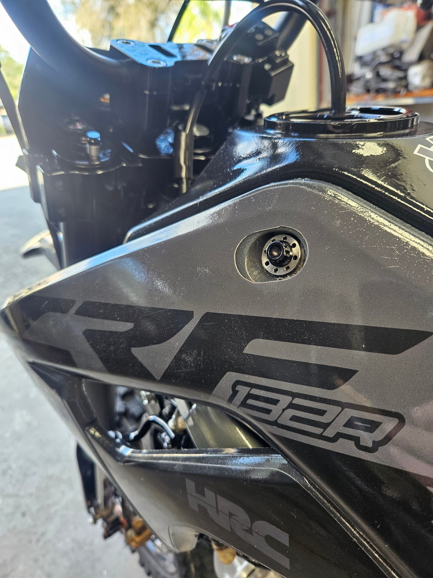 Titanium stealth black. plastics bolt kit CRF 110