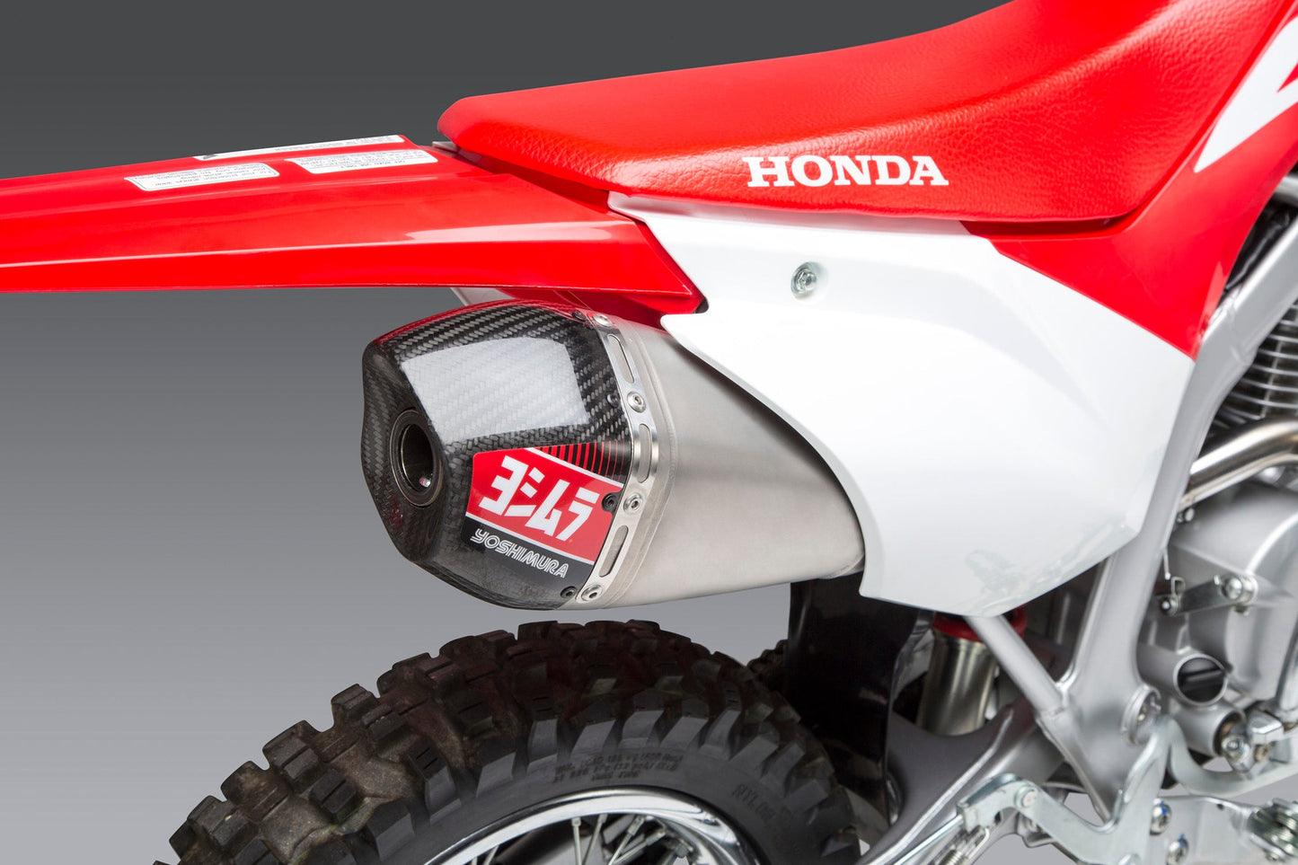 CRF125F 19-24 RS-9T STAINLESS FULL EXHAUST, W/ STAINLESS MUFFLER